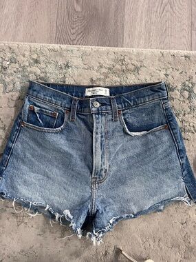 Abercrombie & Fitch The Mom High Rise Shorts, Size 25 / 0